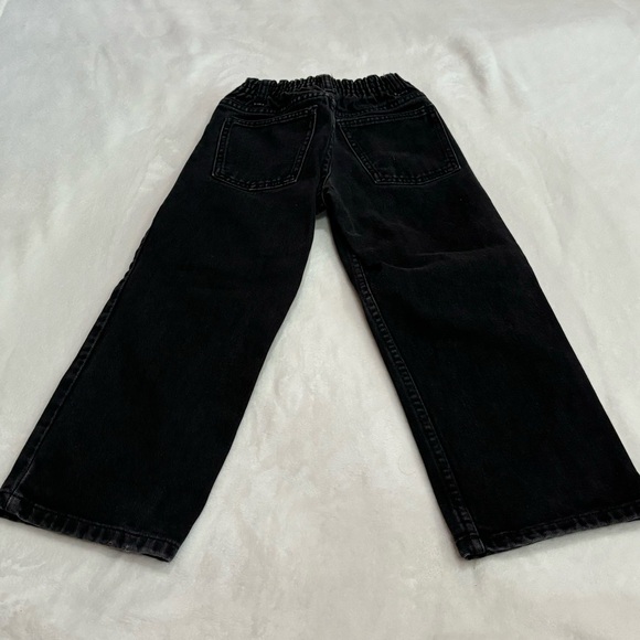 NEW LEGENDS Boy’s Black Denim Straight Leg Jeans Pants - size 6 Regular - Picture 4 of 6
